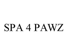 SPA 4 PAWZ trademark
