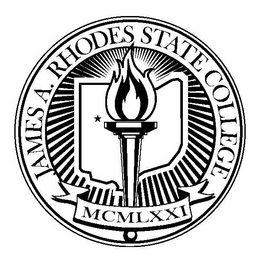 JAMES A. RHODES STATE COLLEGE MCMLXXI trademark