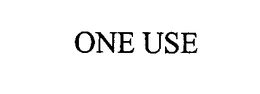 ONE USE trademark