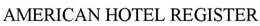 AMERICAN HOTEL REGISTER trademark