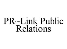 PR~LINK PUBLIC RELATIONS trademark