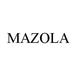 MAZOLA trademark