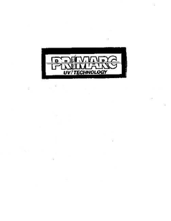 PRIMARC UV TECHNOLOGY trademark