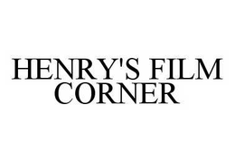 HENRY'S FILM CORNER trademark