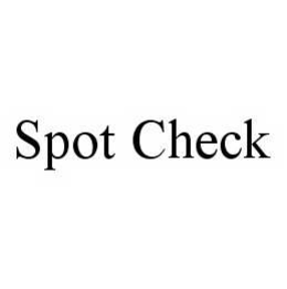 SPOT CHECK trademark