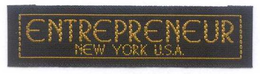 ENTREPRENEUR NEW YORK U.S.A. trademark