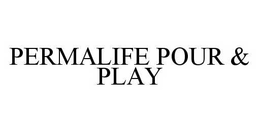 PERMALIFE POUR & PLAY trademark