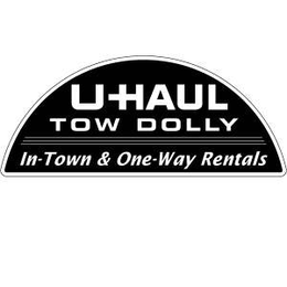 U-HAUL TOW DOLLY IN-TOWN & ONE-WAY RENTALS trademark