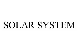 SOLAR SYSTEM trademark