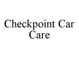 CHECKPOINT CAR CARE trademark