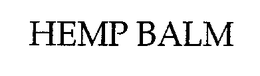 HEMP BALM trademark