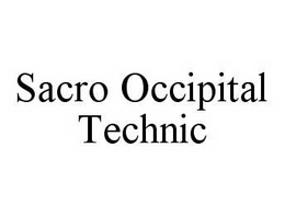SACRO OCCIPITAL TECHNIC trademark