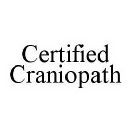 CERTIFIED CRANIOPATH trademark