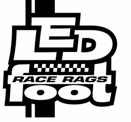 LED FOOT RACE RAGS trademark