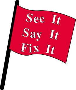 SEE IT SAY IT FIX IT trademark