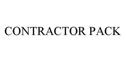 CONTRACTOR PACK trademark