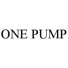 ONE PUMP trademark