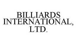 BILLIARDS INTERNATIONAL, LTD. trademark