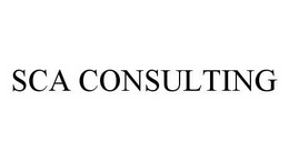 SCA CONSULTING trademark