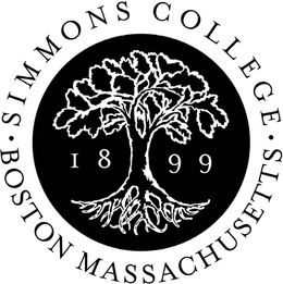 SIMMONS COLLEGE BOSTON MASSACHUSETTS 1899 trademark