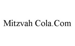 MITZVAH COLA.COM trademark