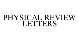 PHYSICAL REVIEW LETTERS trademark