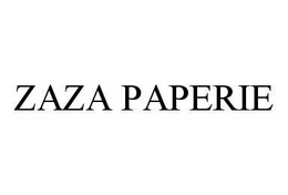 ZAZA PAPERIE trademark
