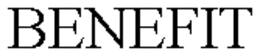 BENEFIT trademark