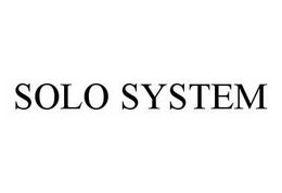 SOLO SYSTEM trademark