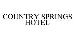 COUNTRY SPRINGS HOTEL trademark