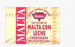 MALTA ALCOHOL FREE MALT BEVERAGE MALTA MALTEX THE FLAVOR OF MALTA CON LECHE CONDESNSADA MALTA WITH NON-DAIRY CREAMER trademark