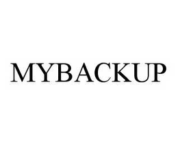 MYBACKUP trademark