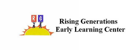 R G RISING GENERATIONS EARLY LEARNING CENTER trademark