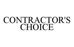 CONTRACTOR'S CHOICE trademark