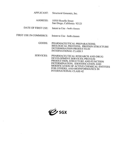 E SGX trademark
