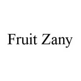 FRUIT ZANY trademark