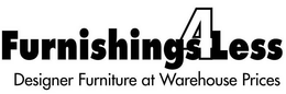 FURNISHINGS4LESS DESIGNER FURNITURE AT WAREHOUSE PRICES trademark