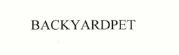 BACKYARDPET trademark