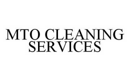 MTO CLEANING SERVICES trademark