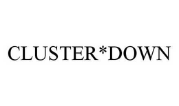 CLUSTER*DOWN trademark