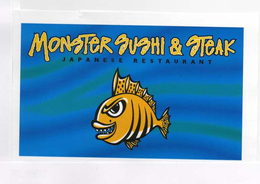 MONSTER SUSHI & STEAK JAPANESE RESTAURANT trademark