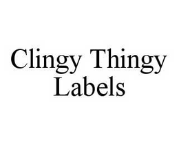CLINGY THINGY LABELS trademark