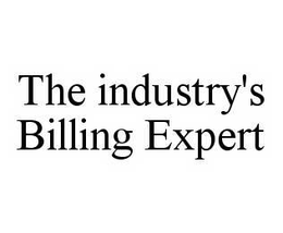 THE INDUSTRY'S BILLING EXPERT trademark