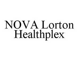 NOVA LORTON HEALTHPLEX trademark