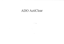ADO ACTICLEAR trademark