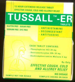 TUSSALL-ER TABLETS trademark