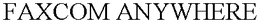 FAXCOM ANYWHERE trademark