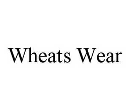 WHEATS WEAR trademark