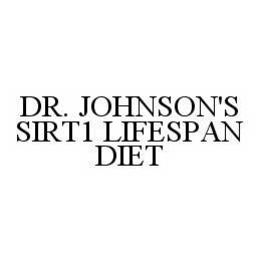 DR. JOHNSON'S SIRT1 LIFESPAN DIET trademark