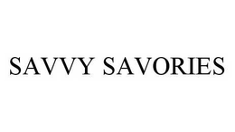 SAVVY SAVORIES trademark